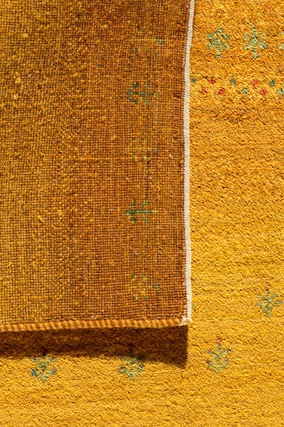 Iran Gabbeh Teppich-Unikat Gelbe Weide
