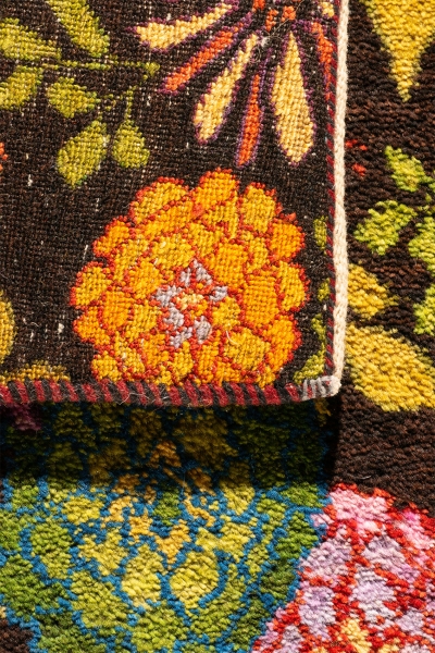 Iran Gabbeh Teppich-Unikat Blumenparadies