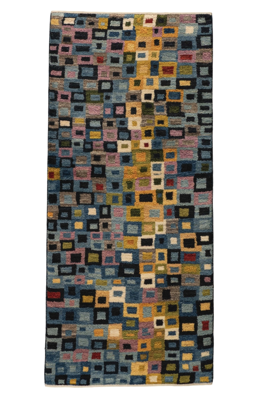 Iran Gabbeh Teppichläufer Mosaik der Farben