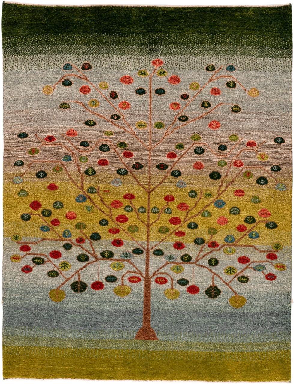 Iran Gabbeh Teppich-Unikat Fruchtbarkeitsbaum