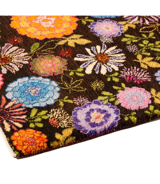 Iran Gabbeh Teppich-Unikat Blumenparadies
