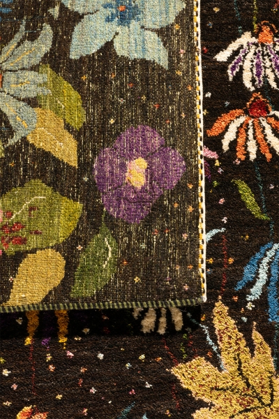 Iran Gabbeh Teppich-Unikat Blumengarten