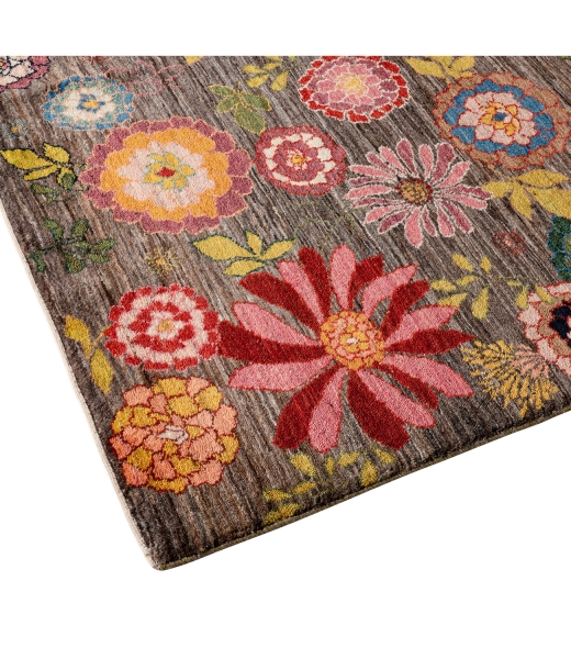 Iran Gabbeh Teppich-Unikat Blütenmeer
