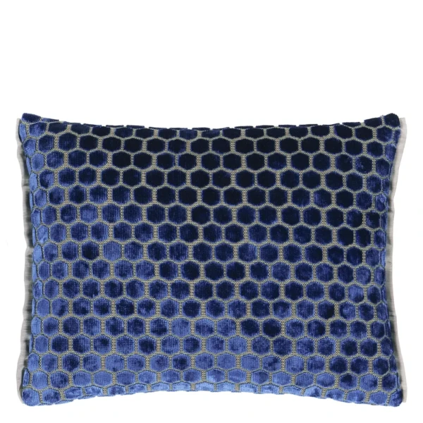 Kissen Jabot Cobalt